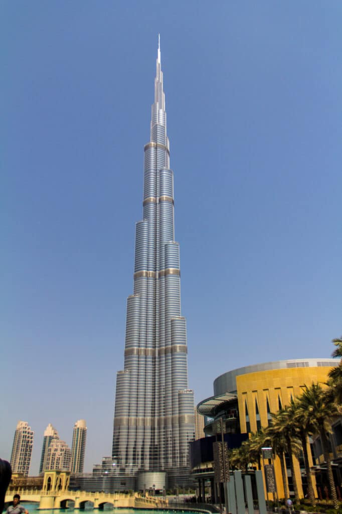 The Burj Khalifa in Dubai, UAE