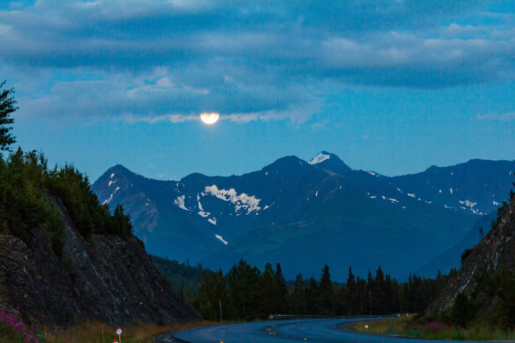 Blue Moon in Alaska