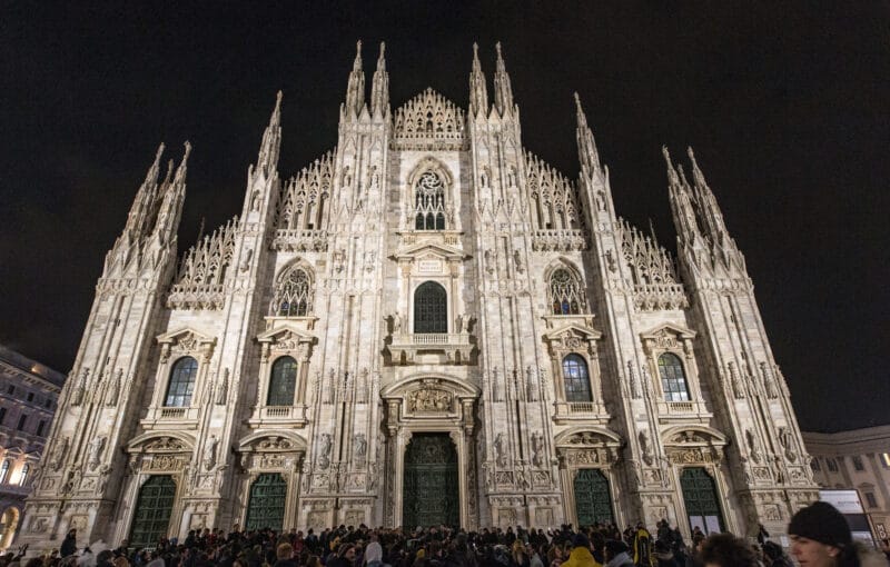 Cathedral in Milan, Italy