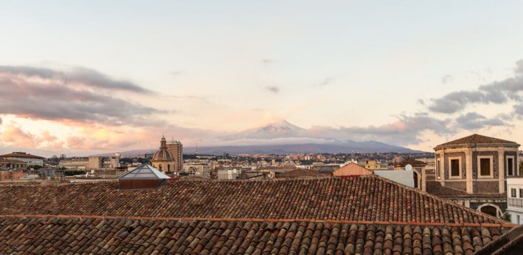 Mount Etna from Catania