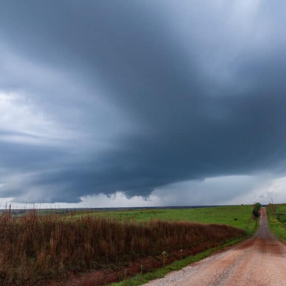 Funnel in Custer County Oklahoma