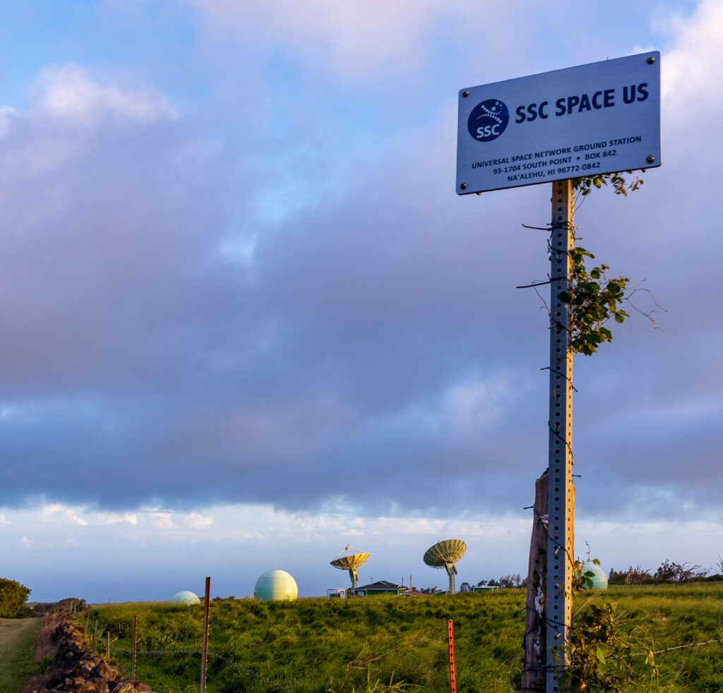 Universal Space Network Ground Station South Point Hawaii