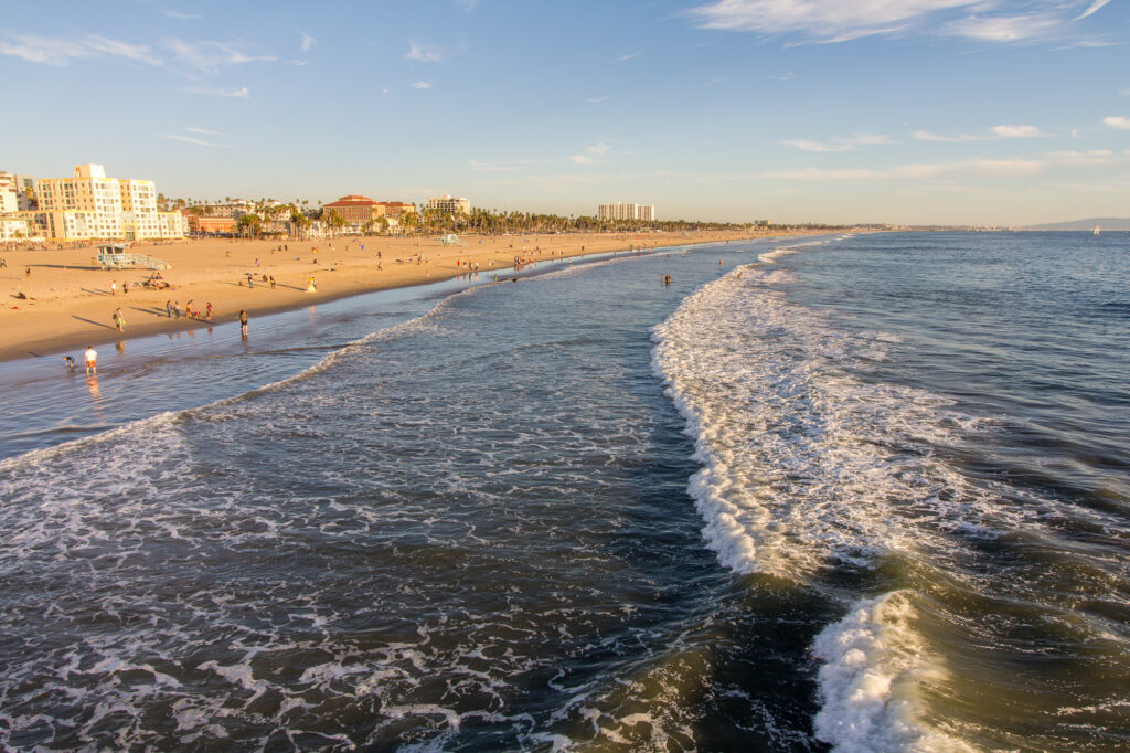 Santa Monica Beach, Venice Beach and LAX