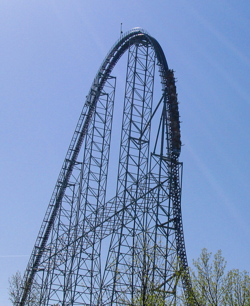 Millennium Force first hill