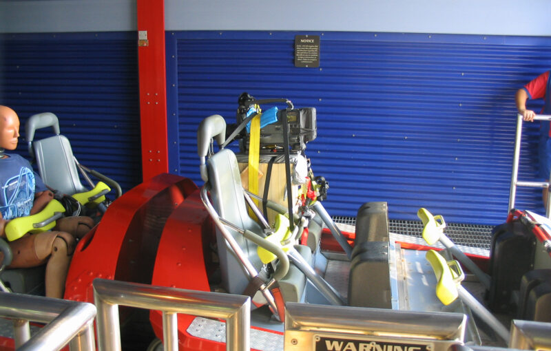 Camera and test dummy on Millennium Force