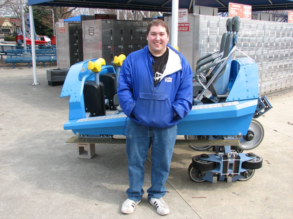 Me and Millennium Force trains