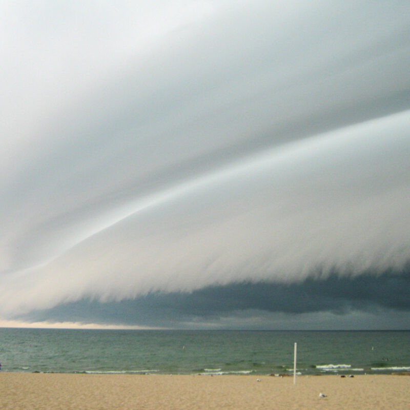 Grand Haven Michigan Shelf Cloud - Ben Holcomb Storm Chasing