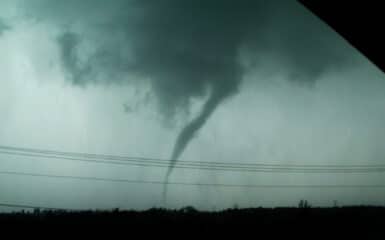 Tornado in Stroud, Oklahoma on April 14, 2011