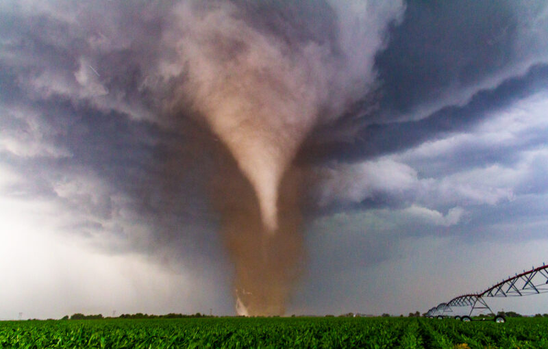 Tornado near Bradshaw, NE on June 20, 2011