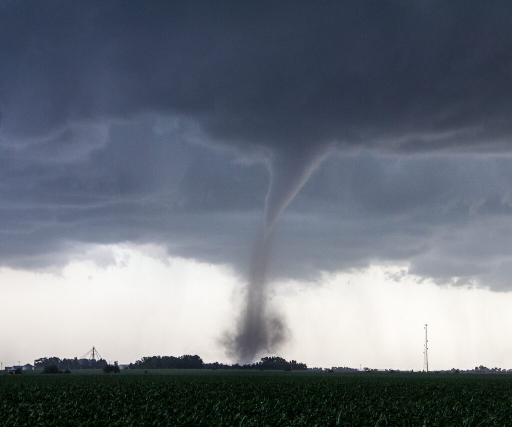 Tornado near Bradshaw, Nebraska
