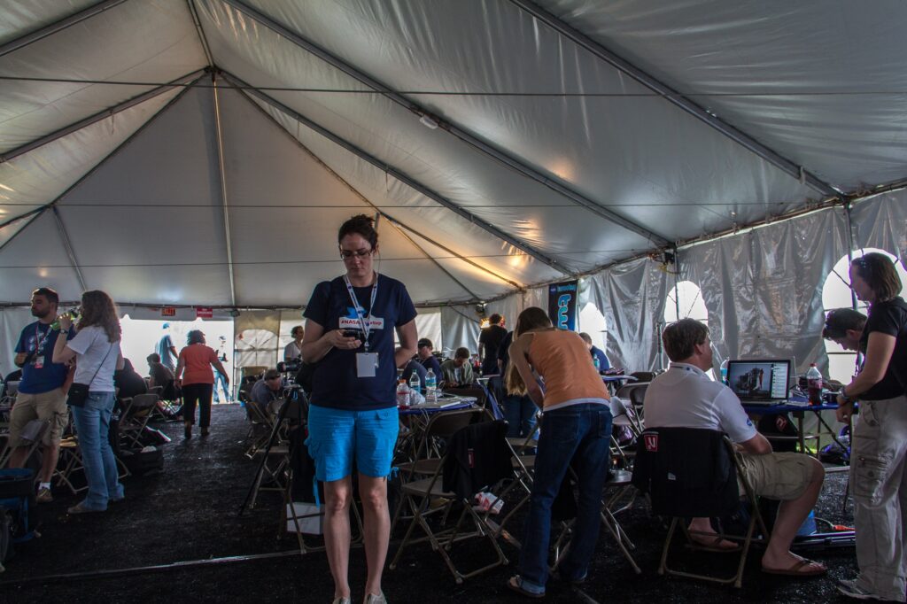 NASA Tweetup Tent