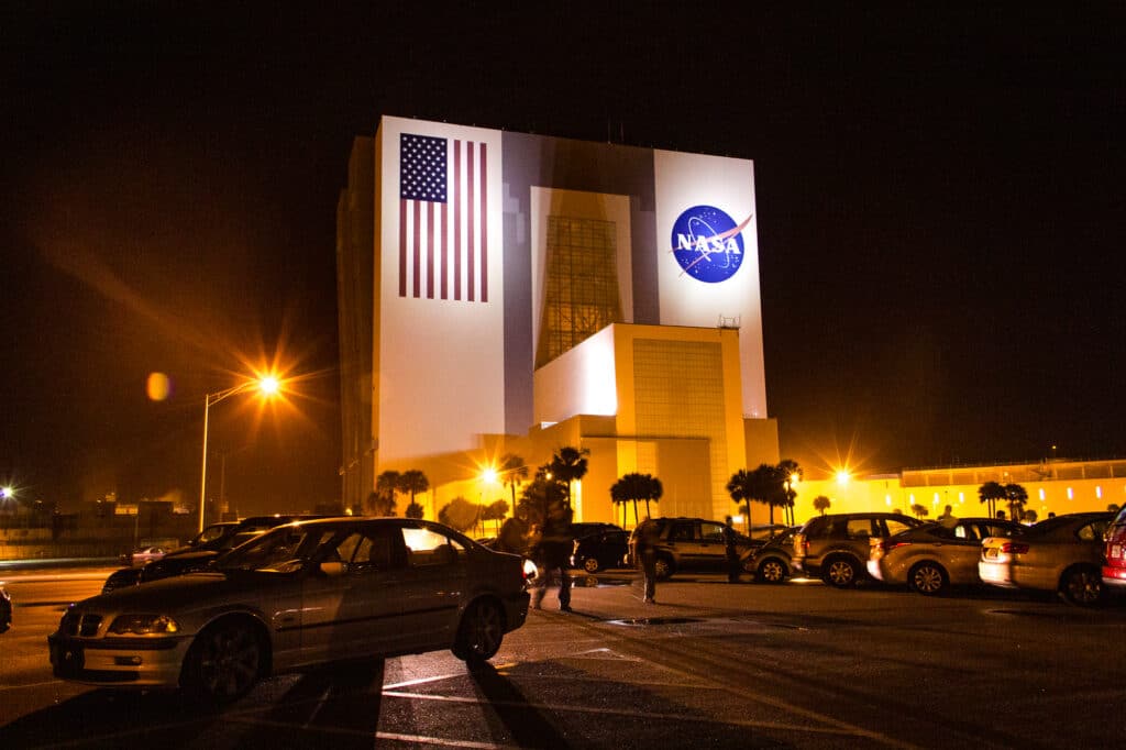 We had to park at the VAB and arrive super early (before 5am)