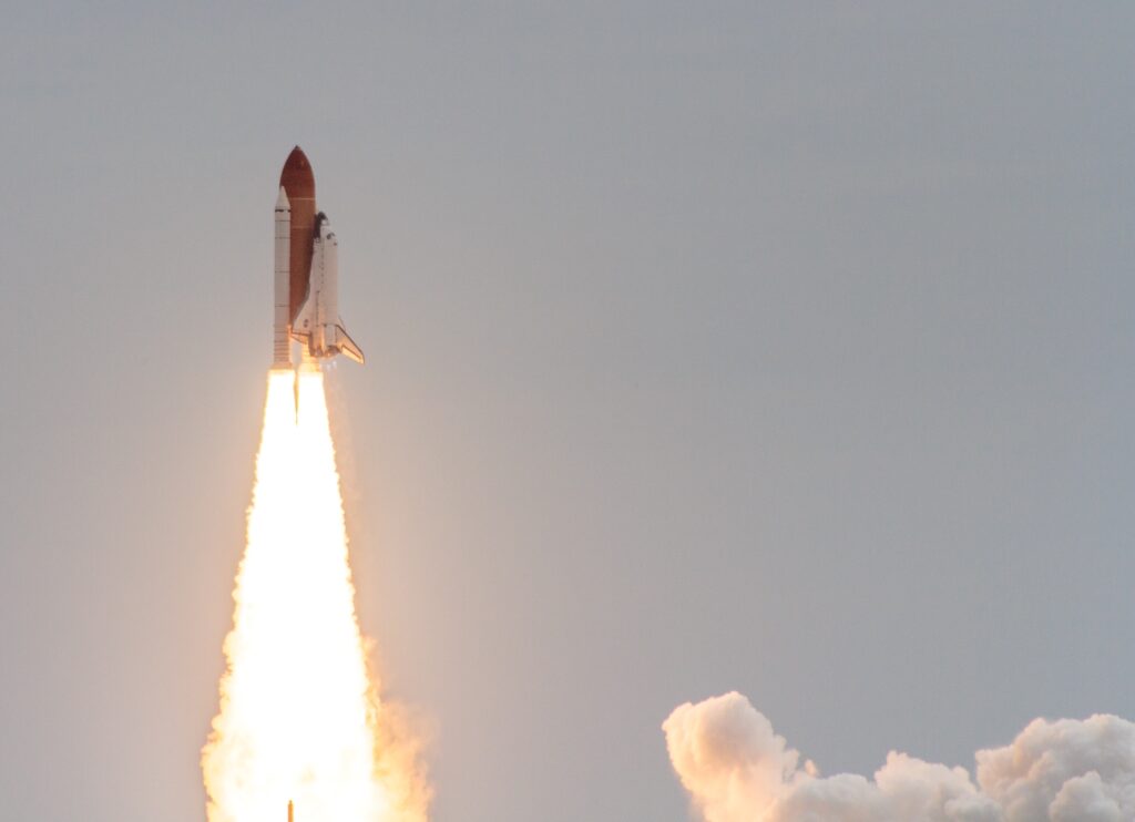 STS-135 Right after Liftoff