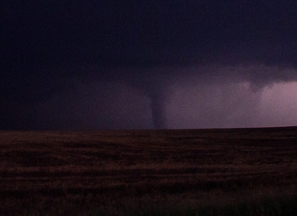 Night Time Kansas Tornado