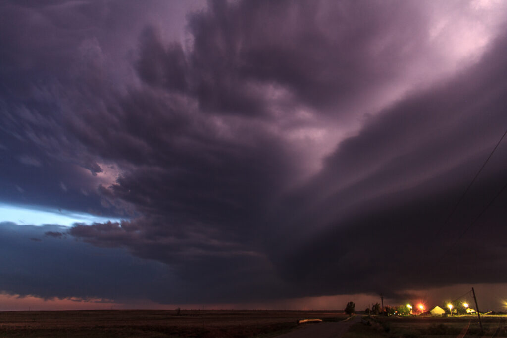 Shelf Cloud in Southwest Oklahoma