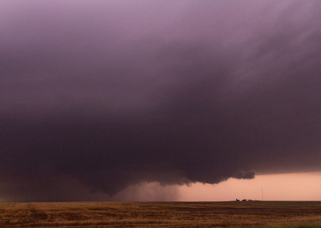 Tornado near LaCrosse Kansas