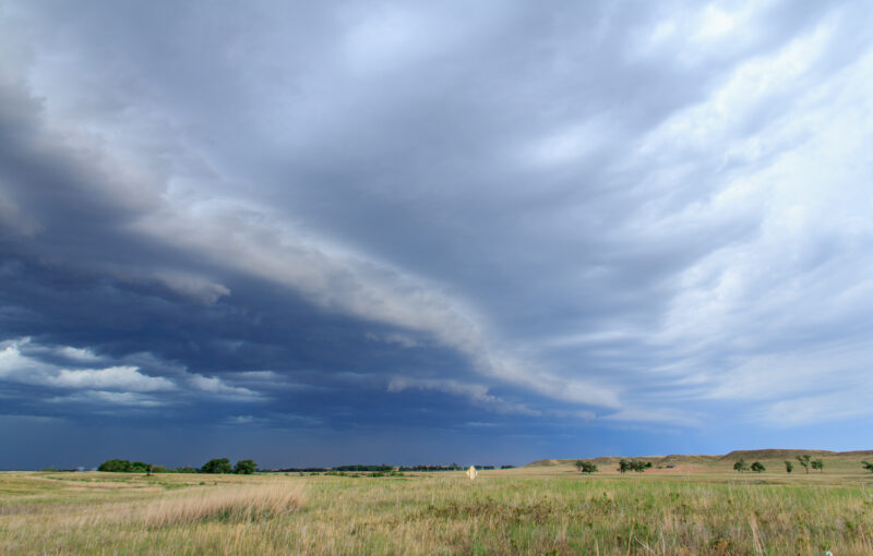 A stormy South Dakota landscape in June 2012