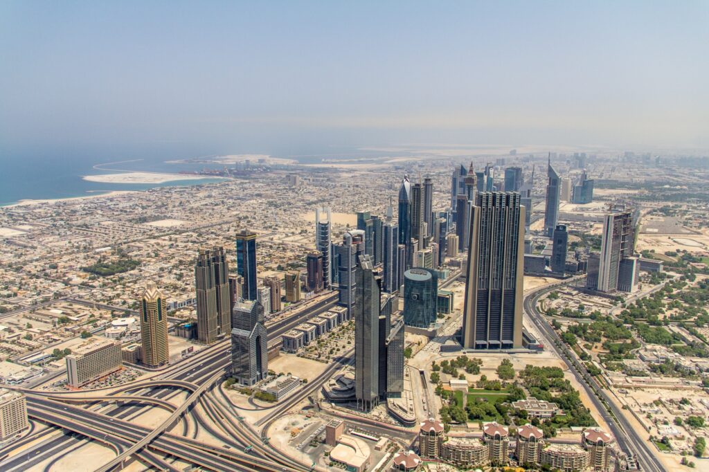 View from Burj Khalifa