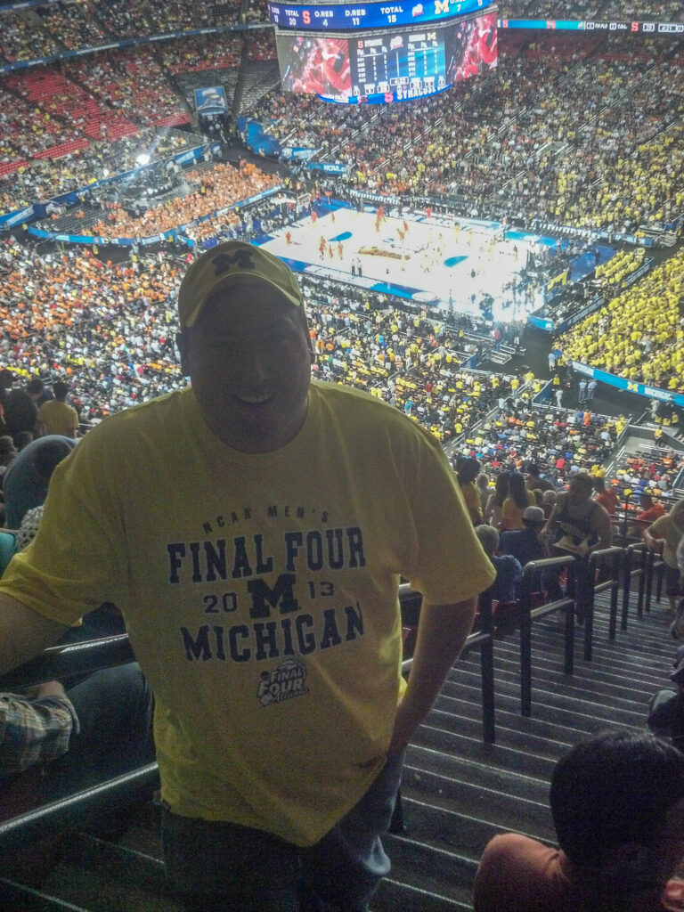 Me at the Final Four