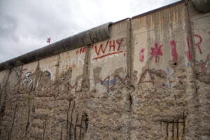 Remaining portions of the Berlin Wall in 2013