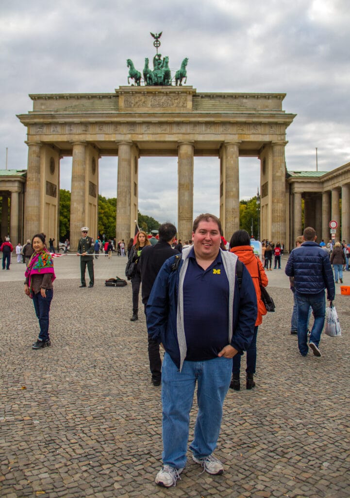 Me and the Brandenburg Gate