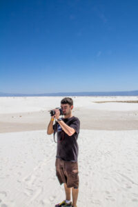 Andrew at White Sands