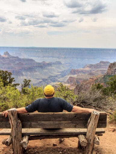 Me overlooking the Grand Canyon