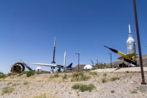 Rocket Garden at New Mexico Museum of Space History