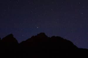 Night time in Zion