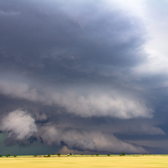 Storm along the Red River on May 7, 2014