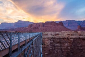Sunset at the Navajo Bridge