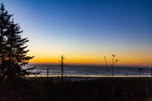 Sunset over the Pacific at Cape Disappointment