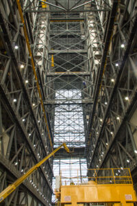 Inside the VAB (Vehicle Assembly Building)