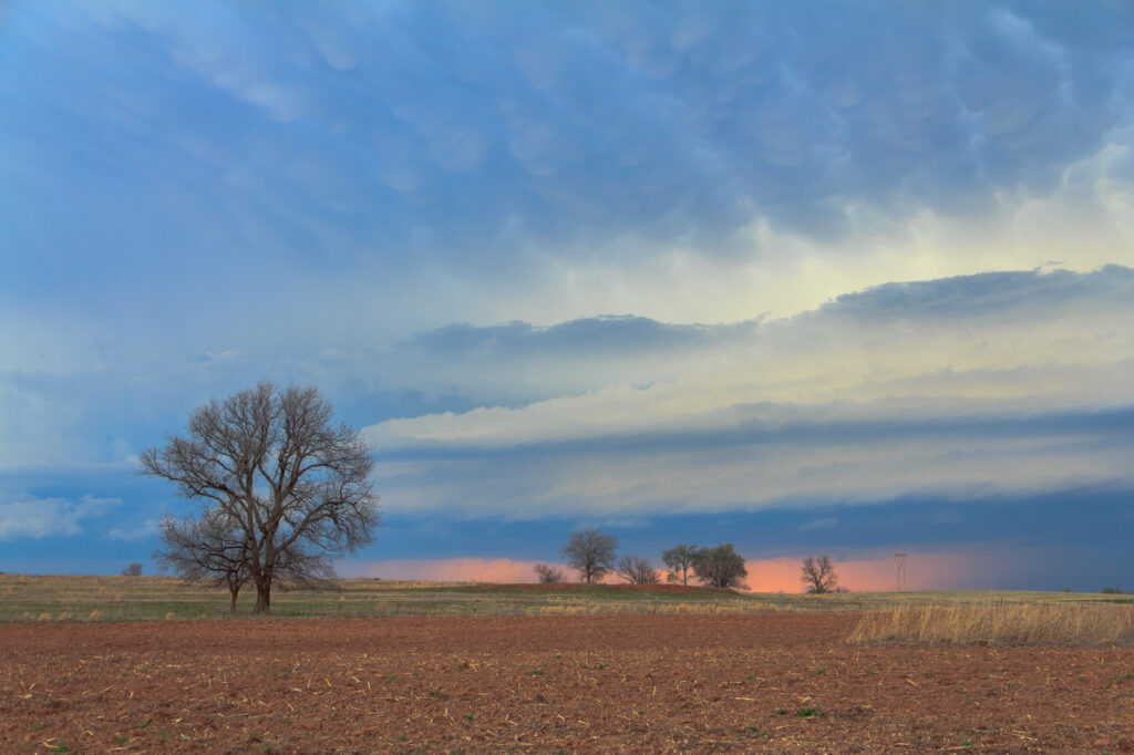 Shelf cloud in Oklahoma