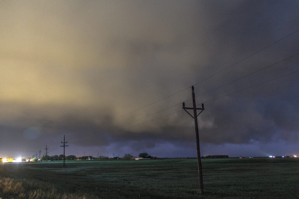 Tornado Warned┬аNear Knox City, April 22, 2015