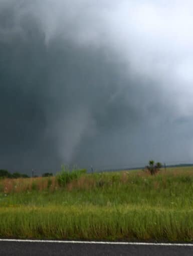Tornado near Buffalo Springs, Texas in Clay County on May 19, 2015