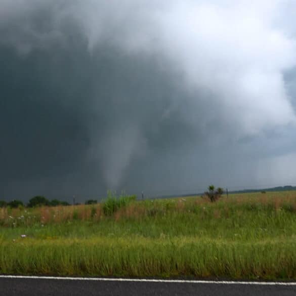 Tornado near Buffalo Springs, Texas in Clay County on May 19, 2015