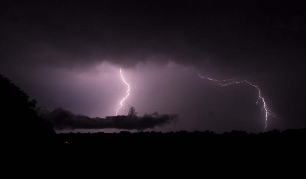 Double lightning strike