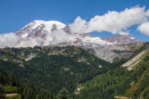 Mount Rainier from Stevens Canyon Road