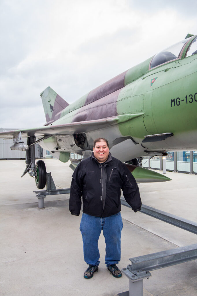 Me and a Russian MiG-21 Fishbed