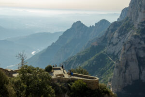 Looking towards the sea from Montserrat