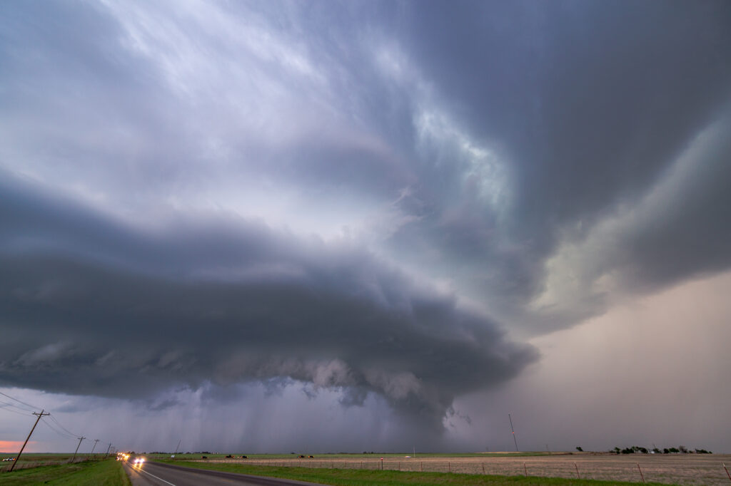 Supercell Structure near Walters, OK