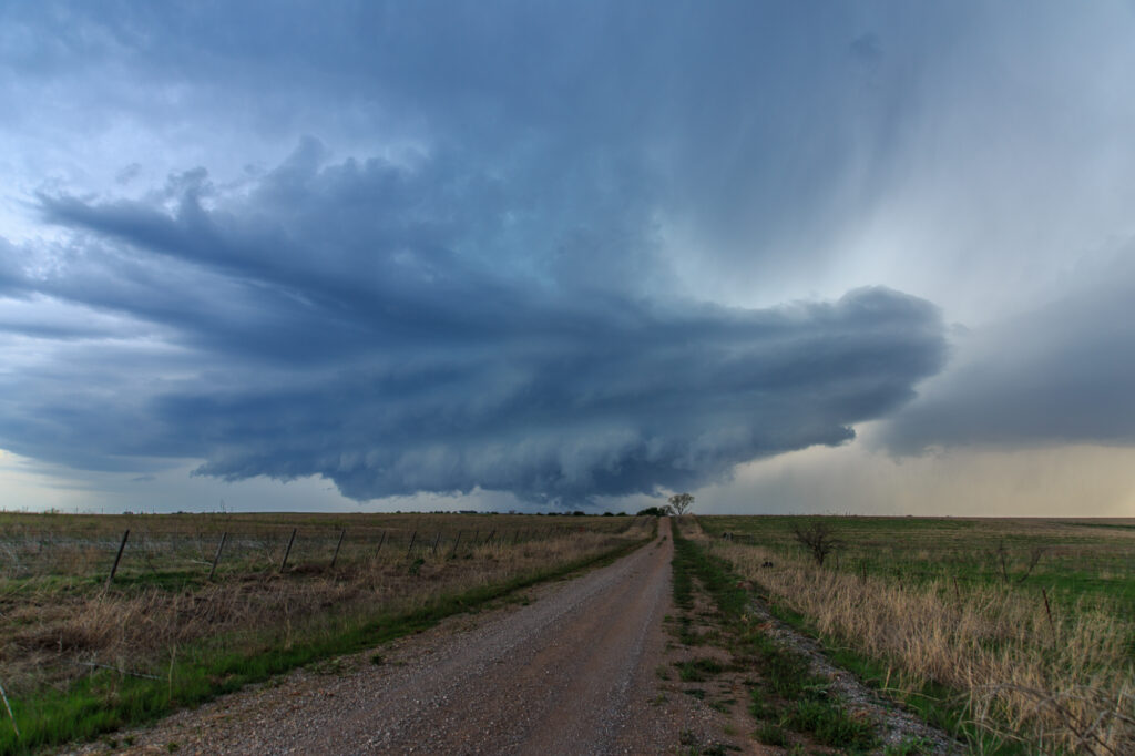 Supercell Structure near Walters, OK