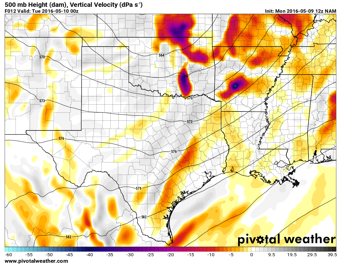 May 9, 2016 12z NAM 12hour 500mb vorticity