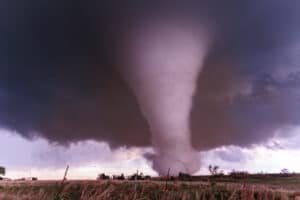 Tornado near Wynnewood, Oklahoma on May 9, 2016.