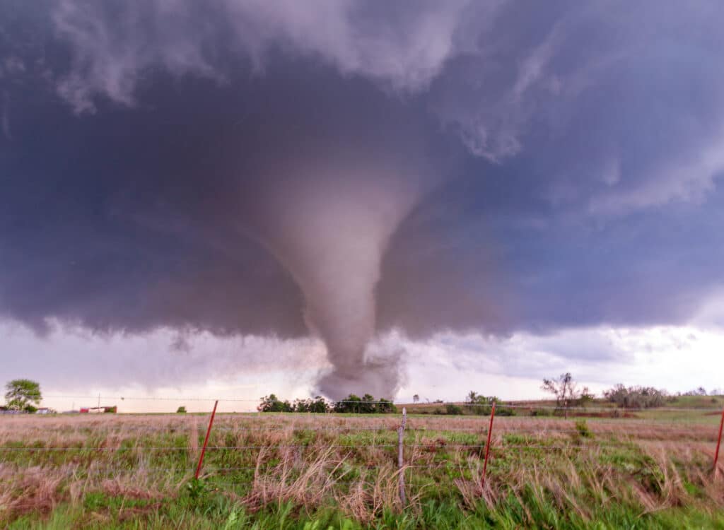 Tornado near Wynnewood, Oklahoma. Featured on the hit series Tiger King.
