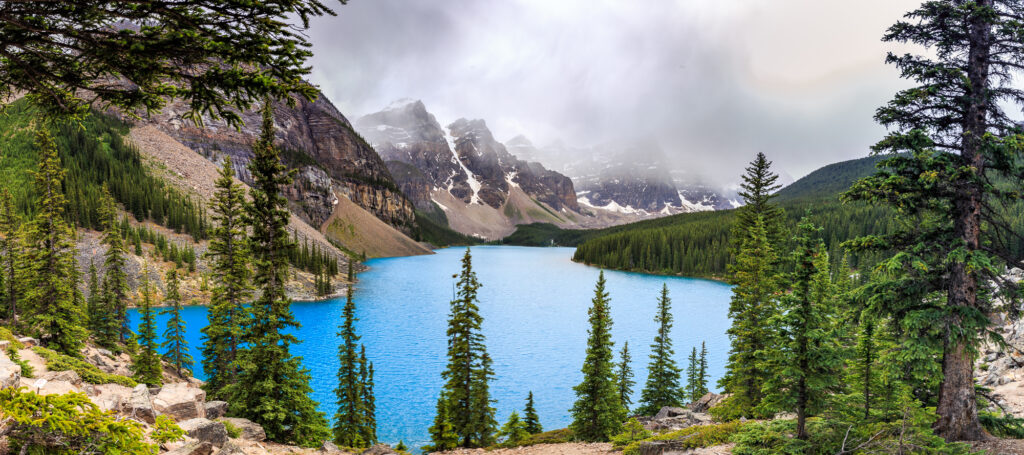 Moraine Lake from the rockpile