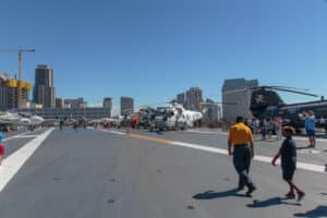Deck of the USS Midway