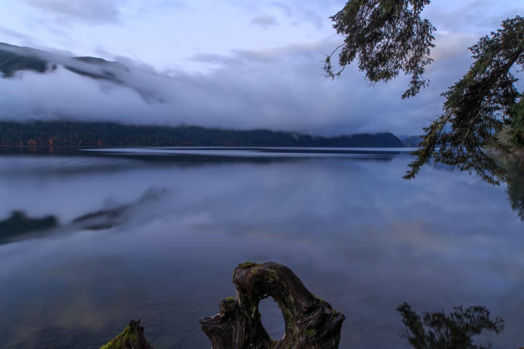 Evening over Lake Crescent