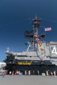 USS Midway Flight Deck in San Diego, CA